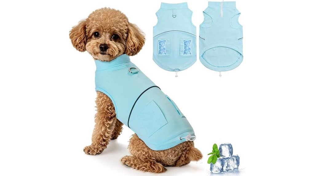 ice packed small dog vest