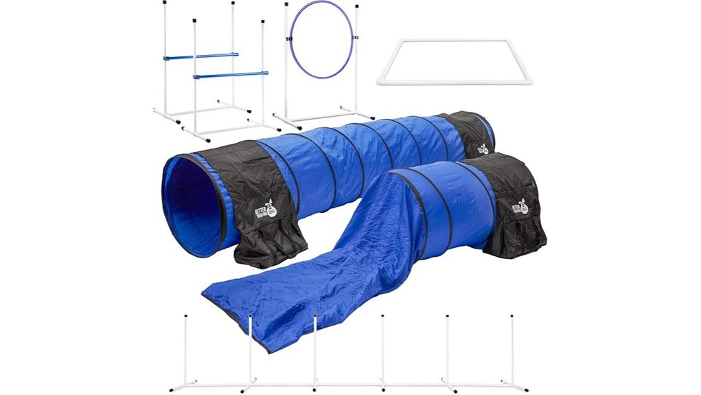 improved dog agility indoor outdoor