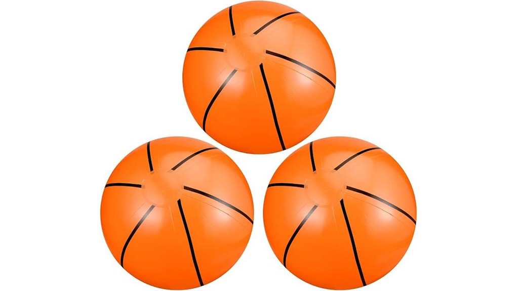 inflatable 12 inch basketball set