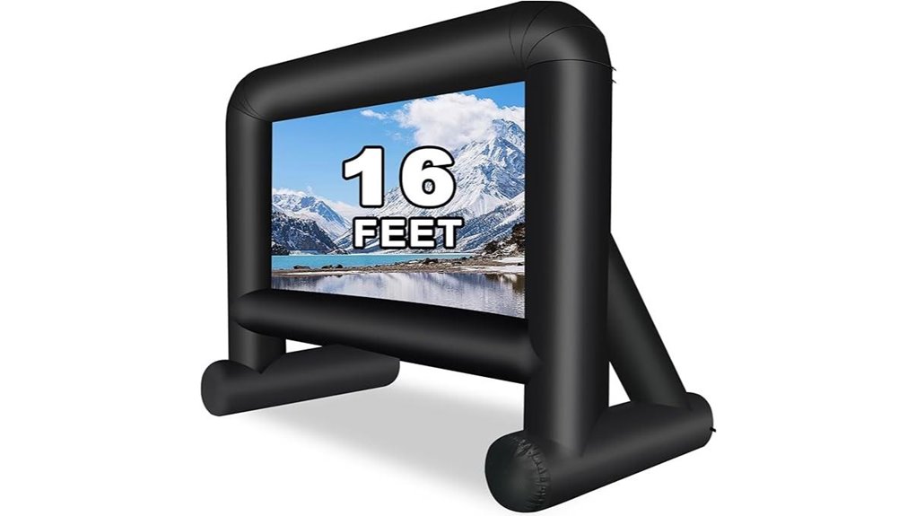 inflatable 16ft movie screen