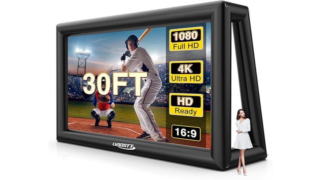inflatable 30ft outdoor screen