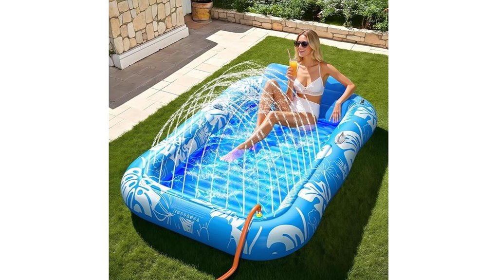 inflatable 6 in 1 tanning pool