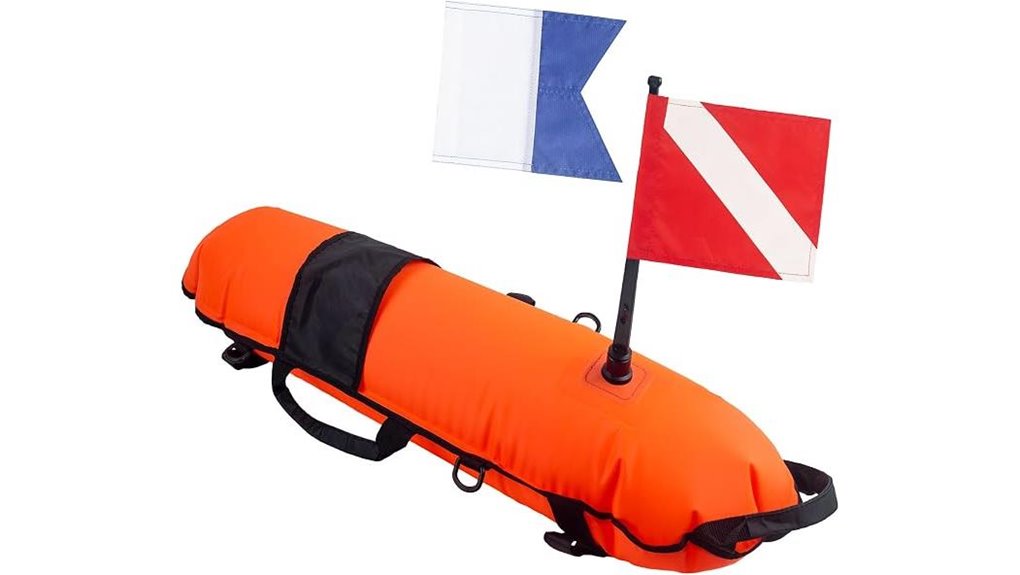 inflatable diver marker flags
