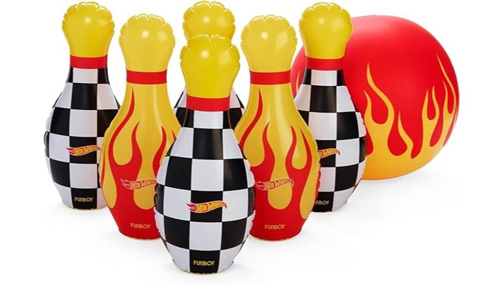 inflatable hot wheels bowling