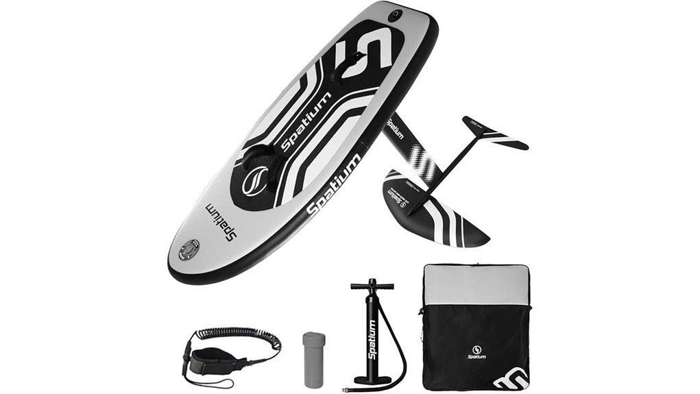 inflatable hydrofoil surfing board