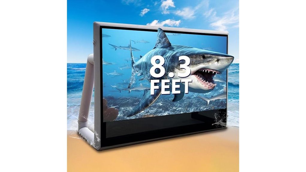 inflatable outdoor projector screen
