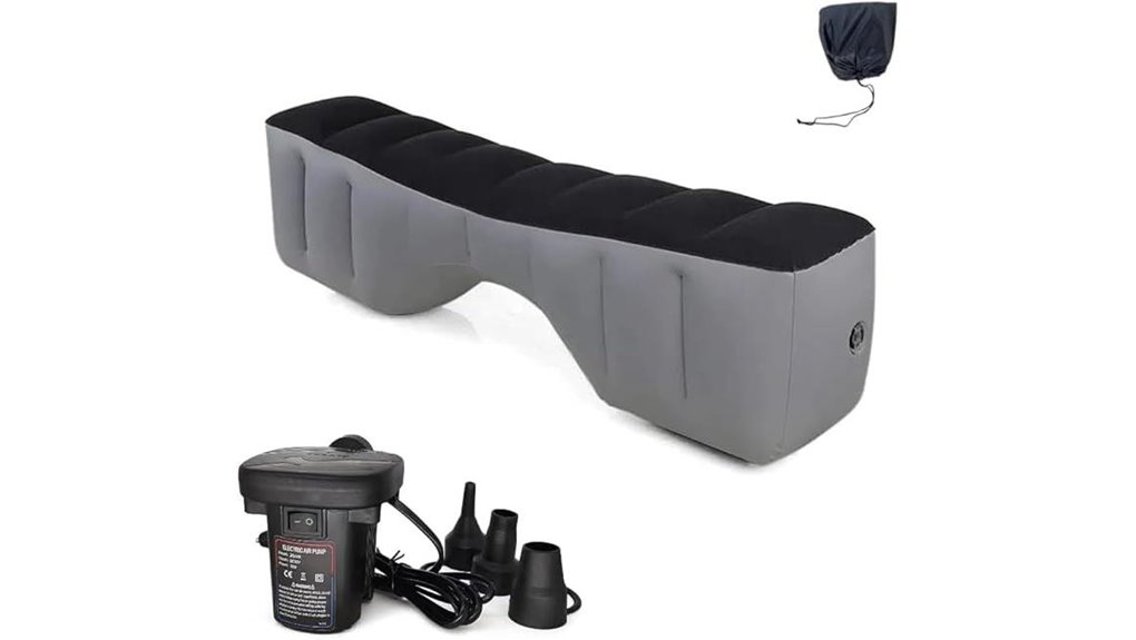 inflatable portable car bed