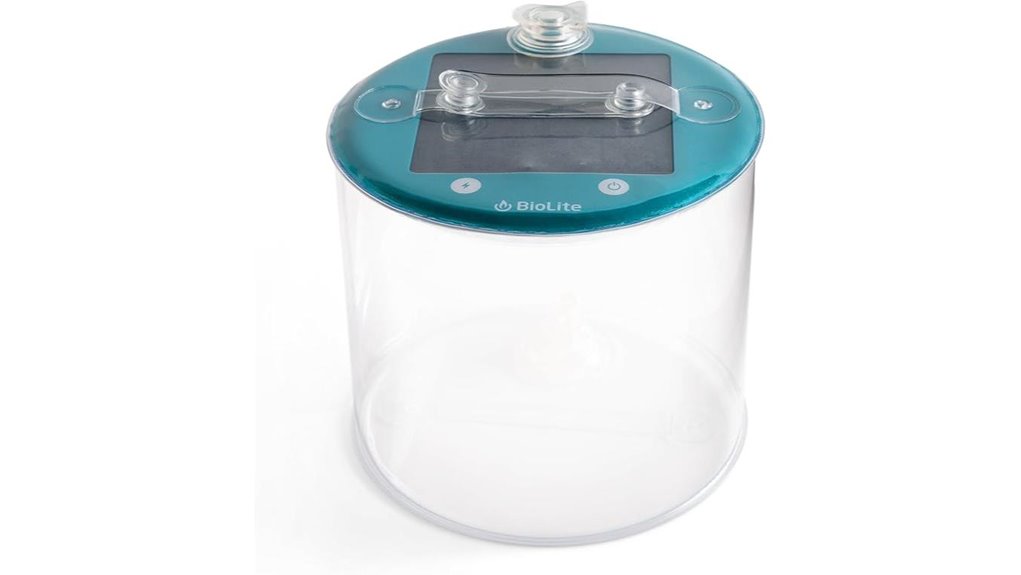 inflatable solar camping lantern