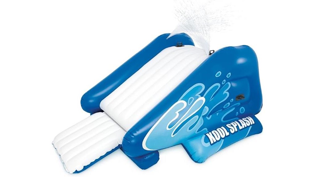 inflatable water slide pool