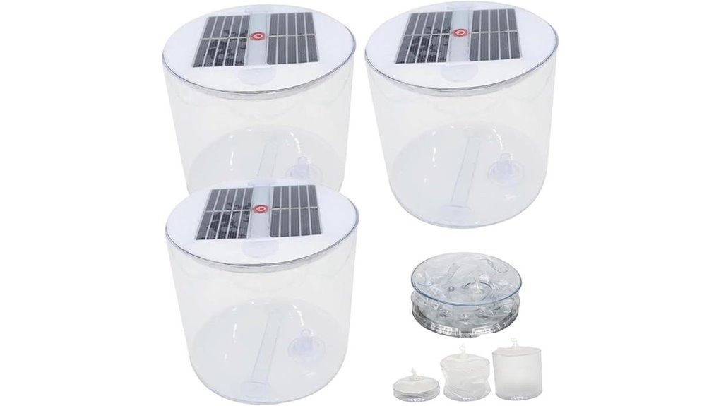 inflatable waterproof solar lanterns