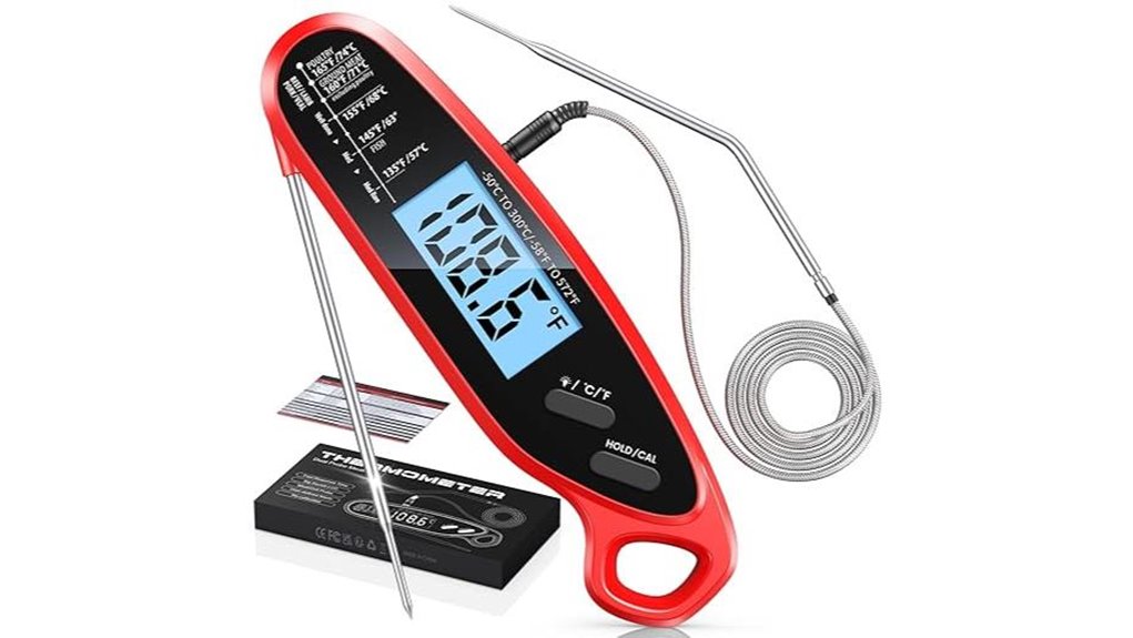 instant dual read meat thermometer