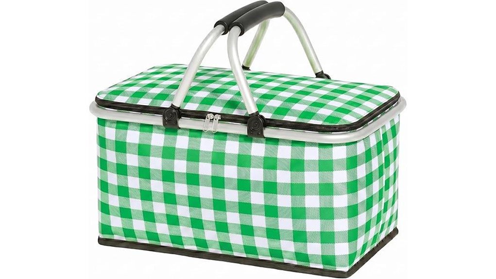 insulated collapsible 30l basket