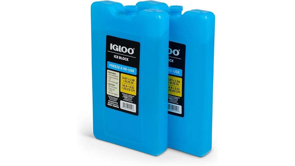 insulated maxcold ice block
