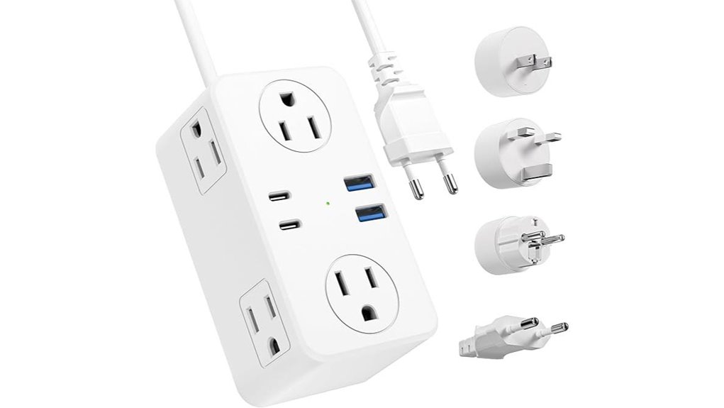 international travel power strip