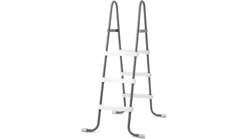 intex steel 42 inch ladder