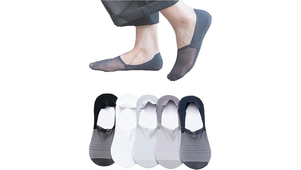 invisible silk breathable socks