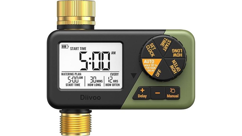 ip66 brass sprinkler timer