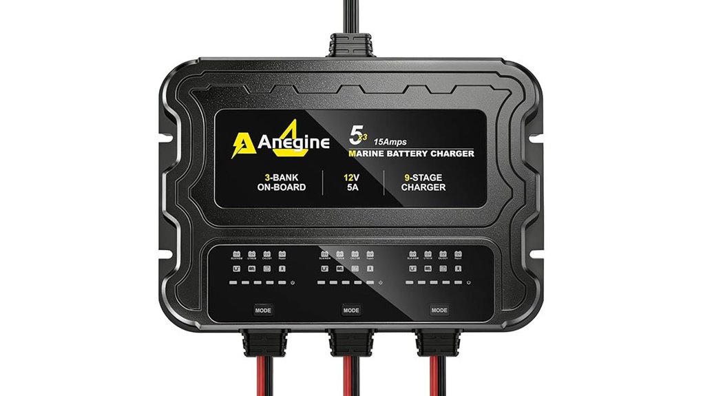 ip68 3 channel lcd charger