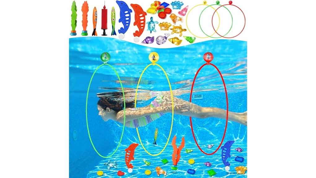 jasonwell 28 pack diving rings