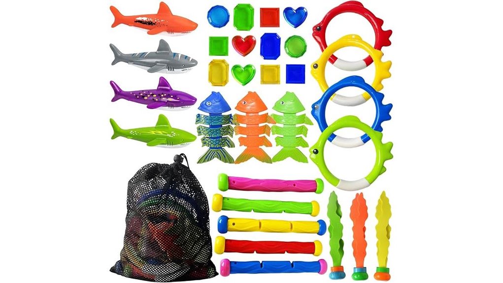 jasonwell 31 piece pool toys