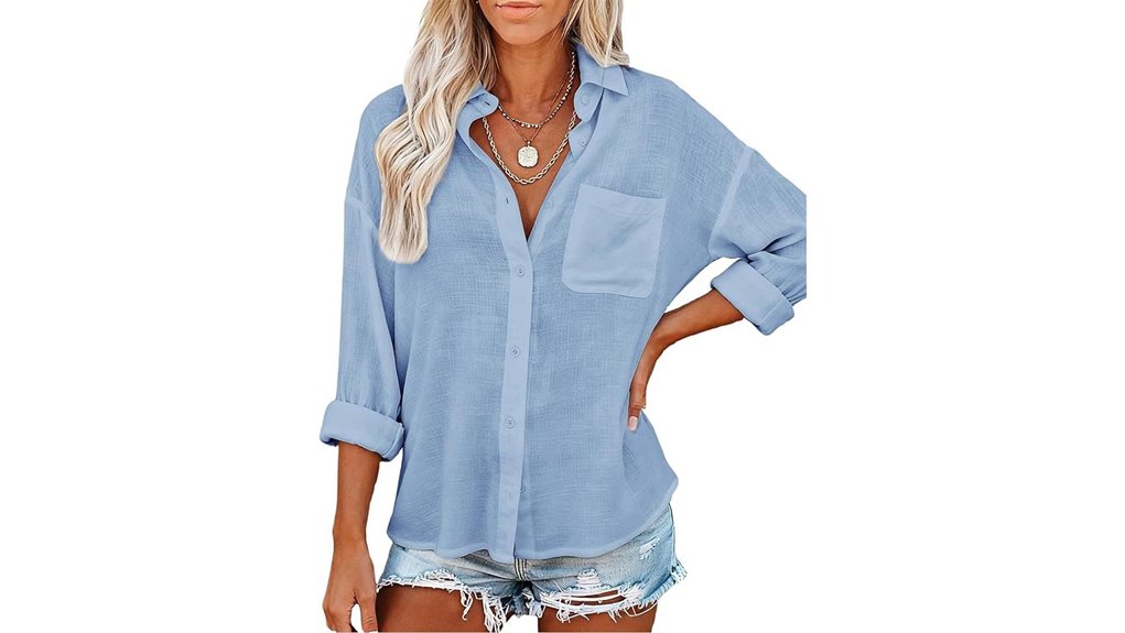 jekaoyi women s linen button down
