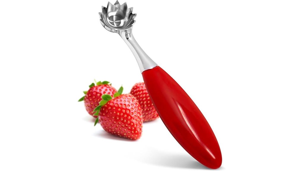 joie ergonomic stainless huller