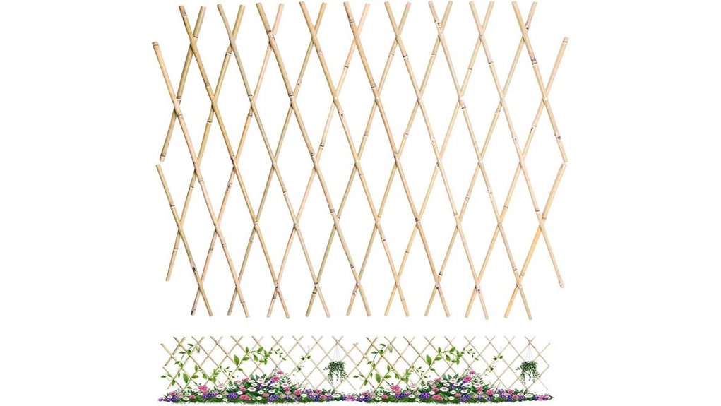 jollybower 48x72 bamboo trellis