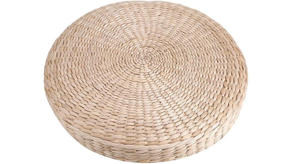 joyful tatami straw cushion