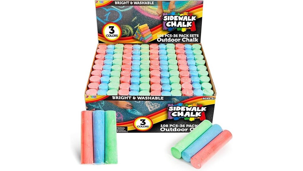 joyin 36 pack non toxic chalk