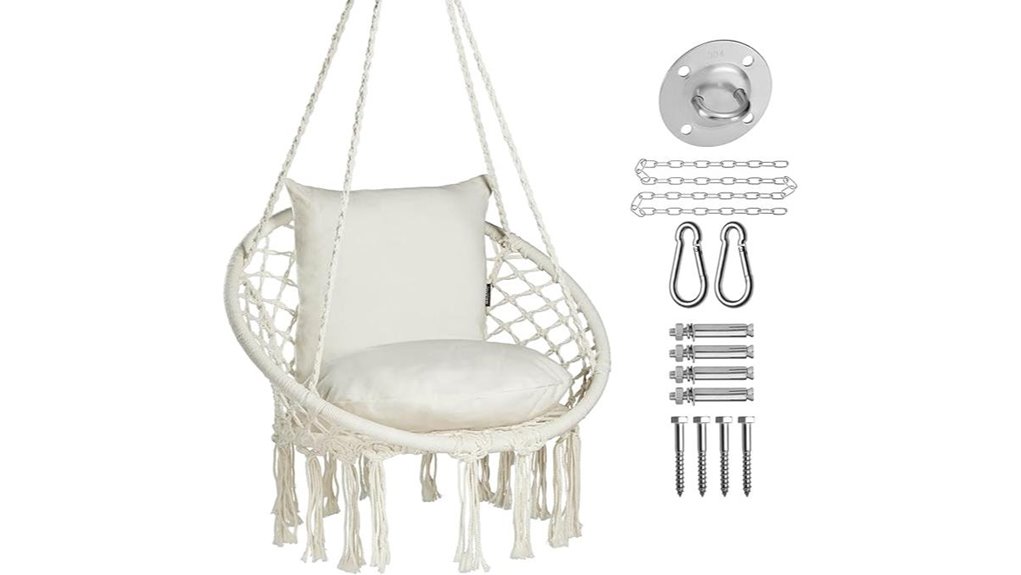 joyview macrame 330lb two cushion
