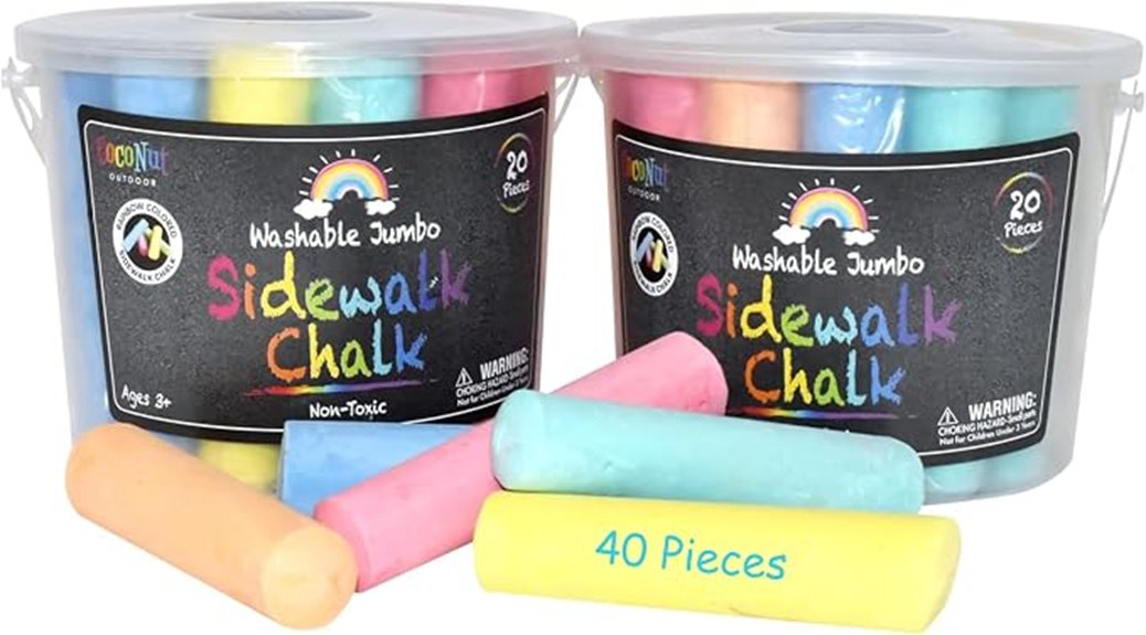 jumbo chalk 40 pieces