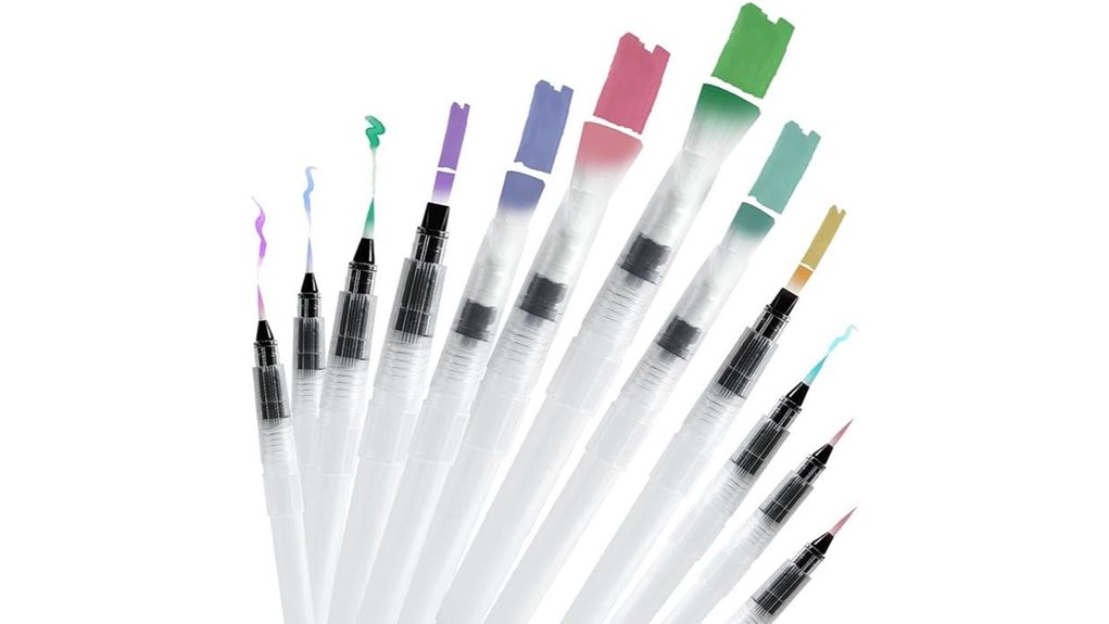 junreox 12 brush watercolor set