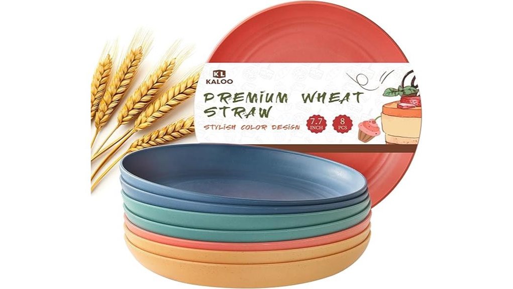 kaloo unbreakable 8 piece plates