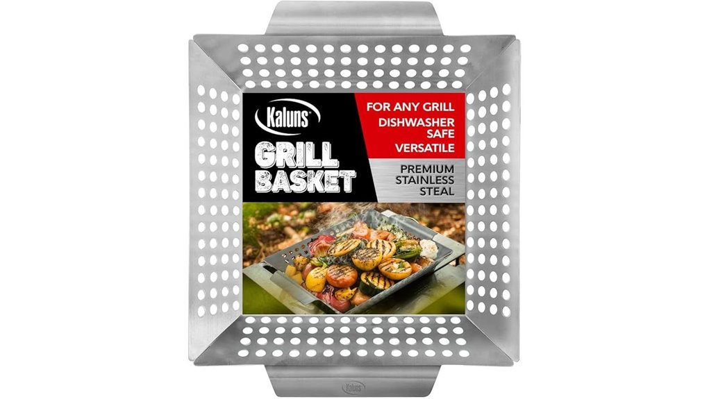 kaluns stainless vegetable grill