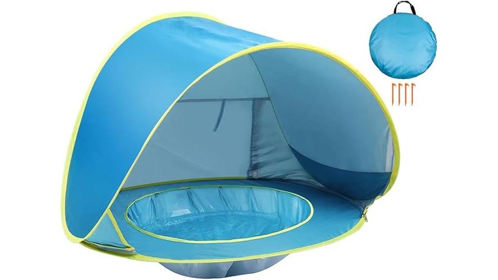 kapeazo uv baby beach tent
