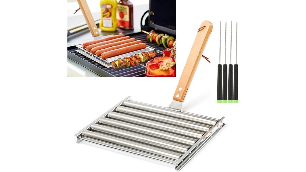 kaycrown four skewer hotdog roller