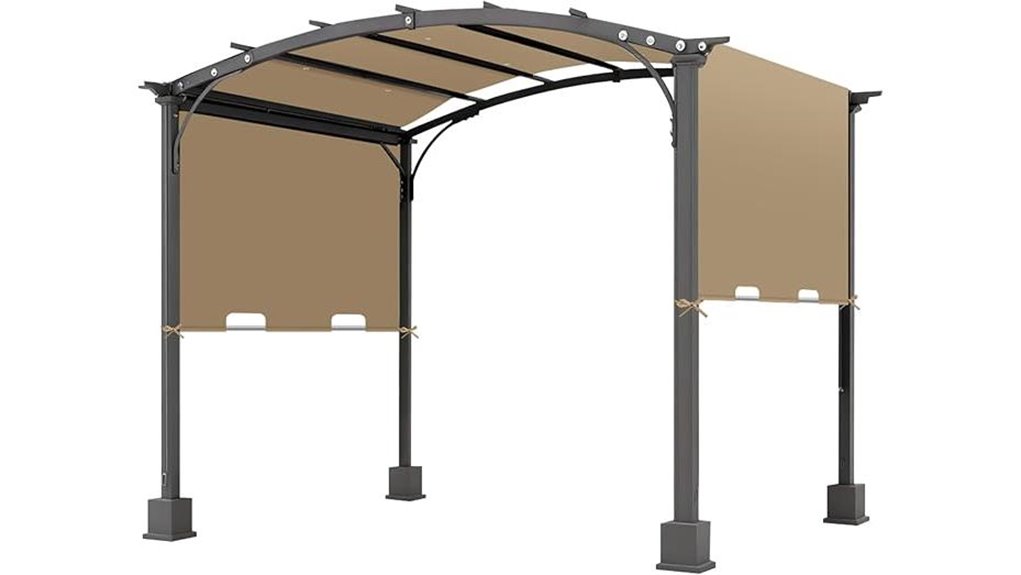 khaki 85x208 pergola cover