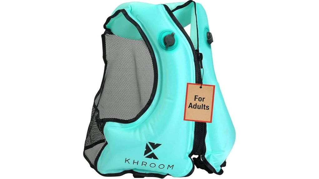 khroom adult inflatable snorkel
