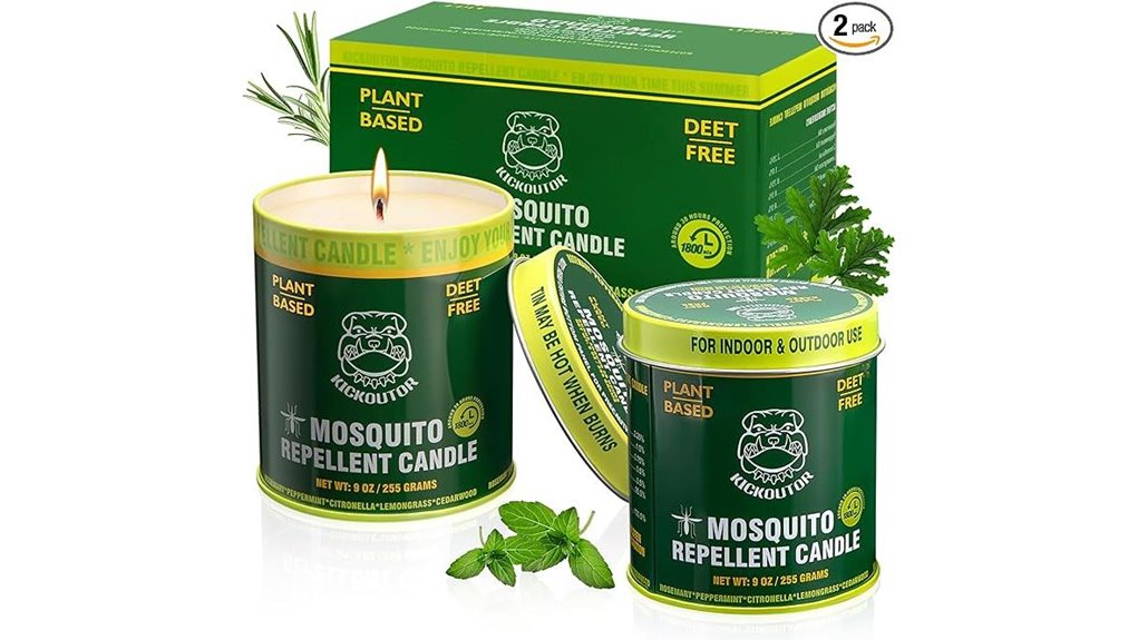 kickoutor deet free mosquito candles