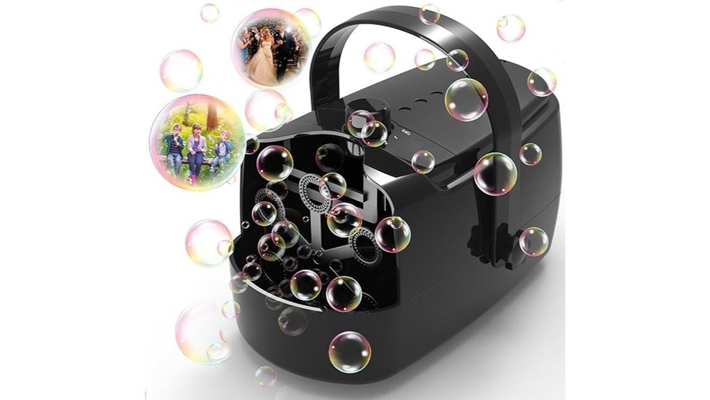 kid safe 18k bubble machine