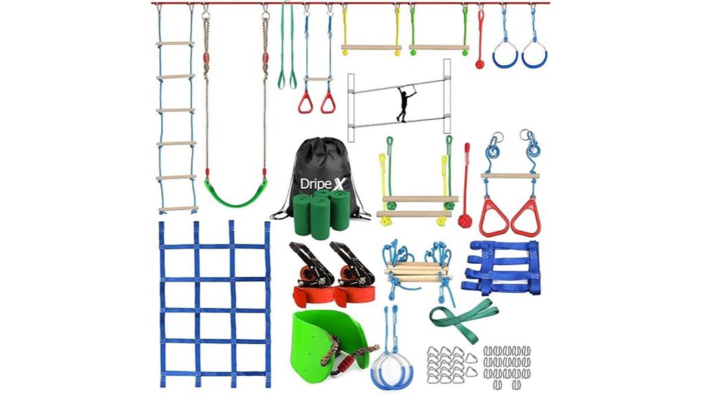 kids 65ft ninja course
