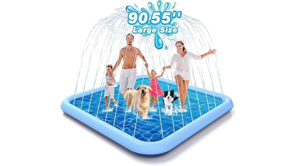 kids dog splash pad