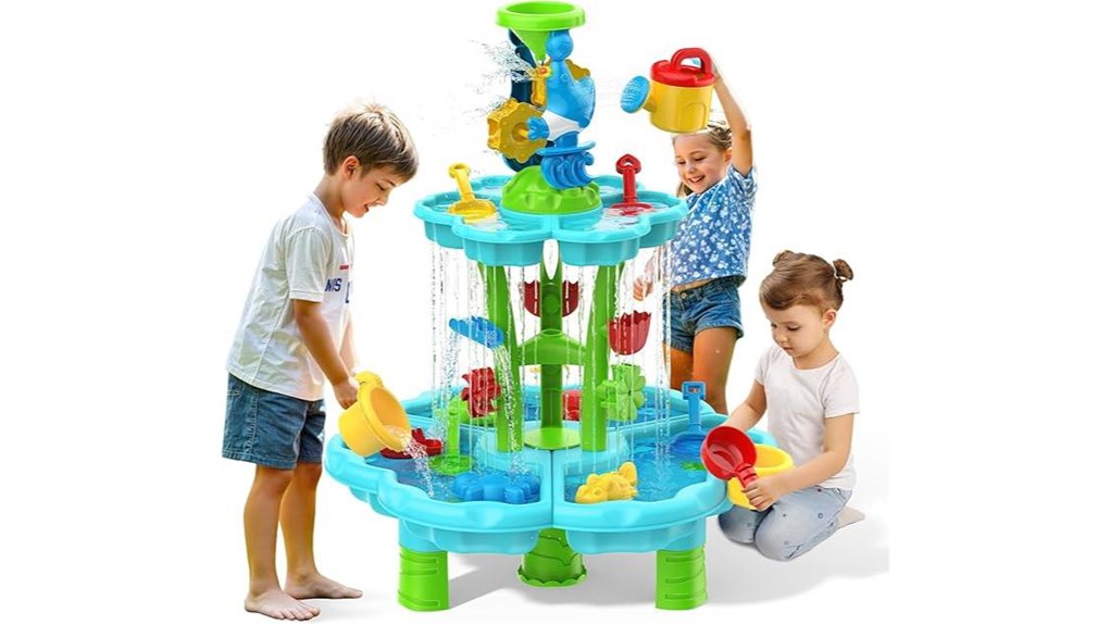 kids flower water table