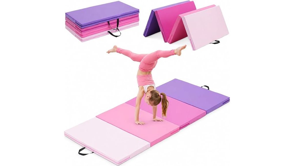 kids folding gymnastics mats