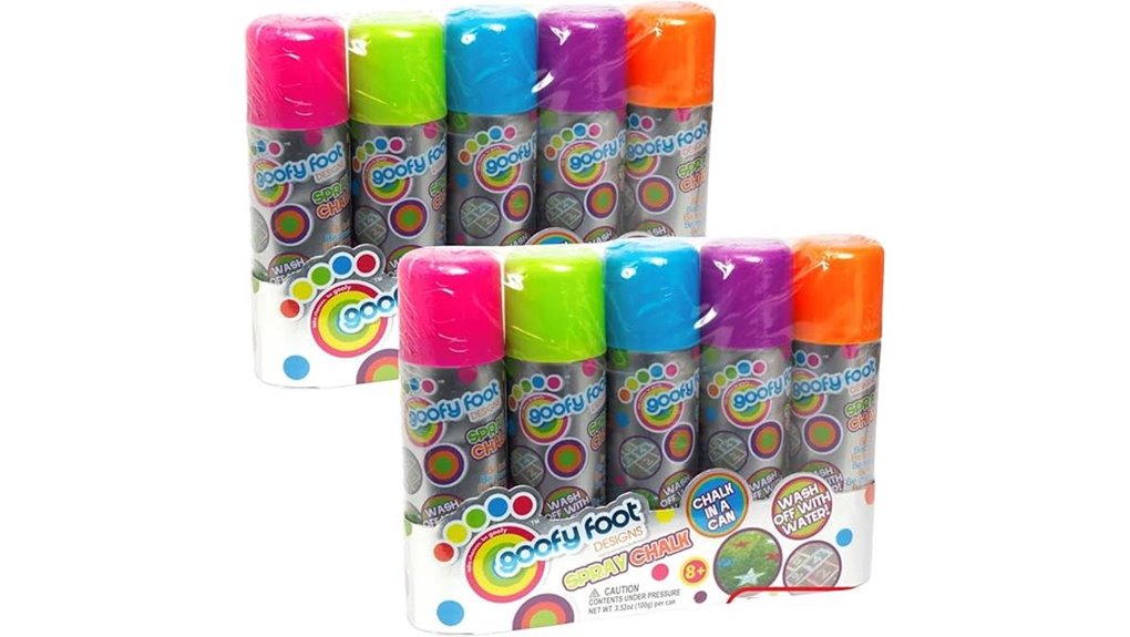 kids rainbow washable chalk
