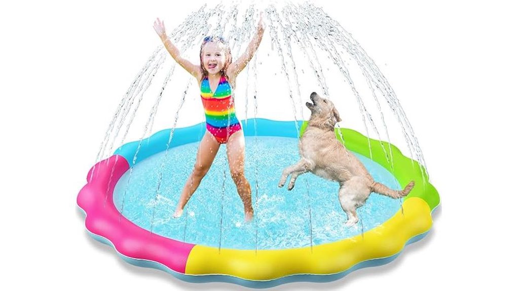 kids splash pad mat
