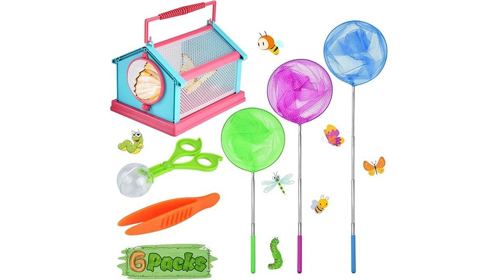 kids telescopic butterfly net