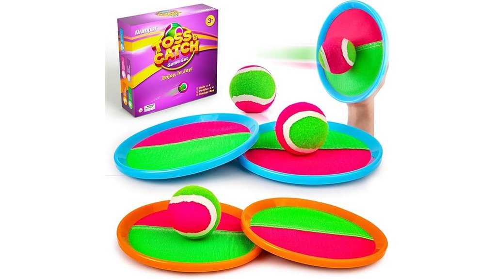 kids toss catch ball