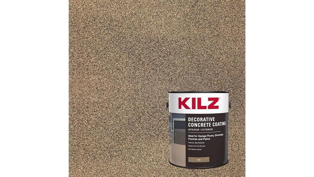 kilz tan slip resistant concrete