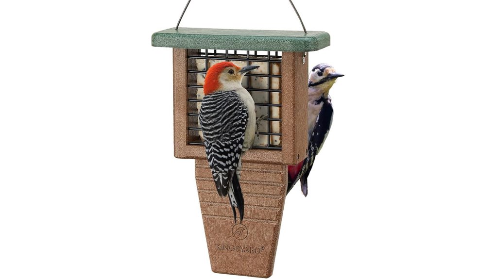 kingsyard green suet feeder